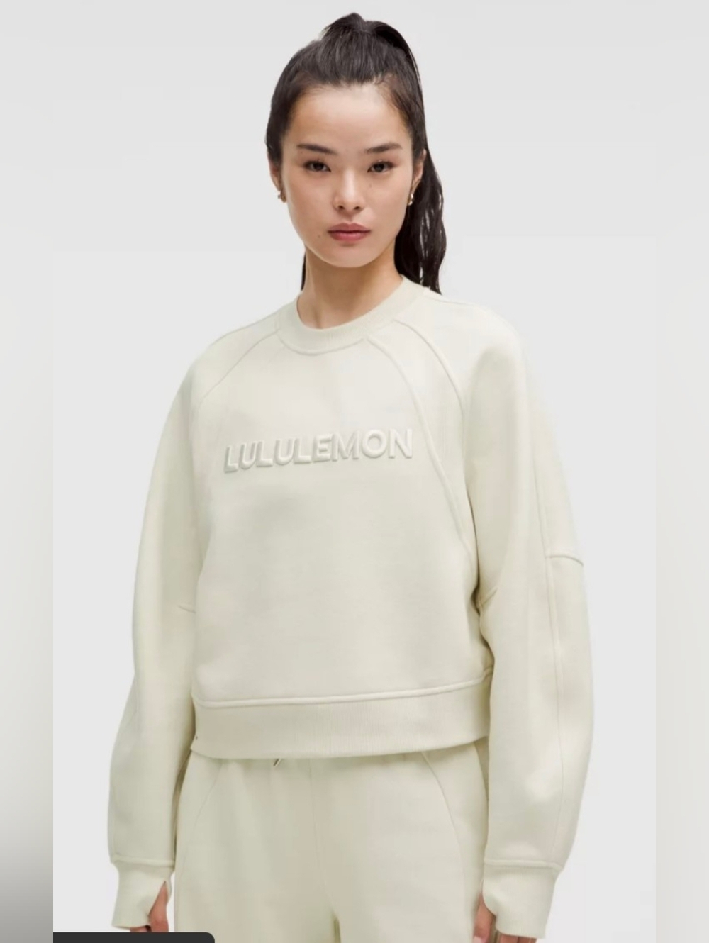 Lululemon Scuba Oversized Pullover Wordmark